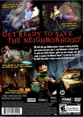 Monster House box cover back